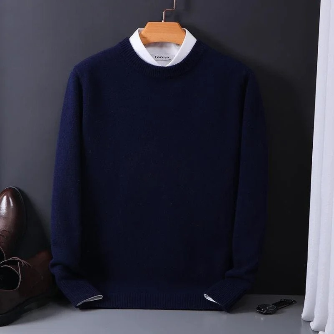 Thierry | Kasjmier pullover met ronde hals
