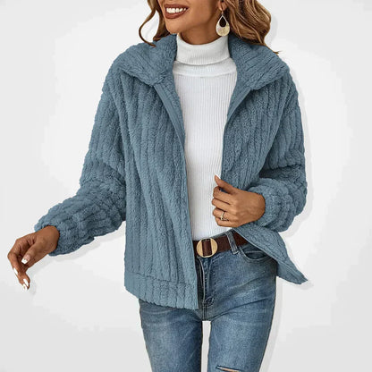 Sveva - Elegante pluche cardigan