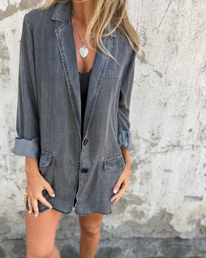 Iseult – Lässiger Denim-Blazer