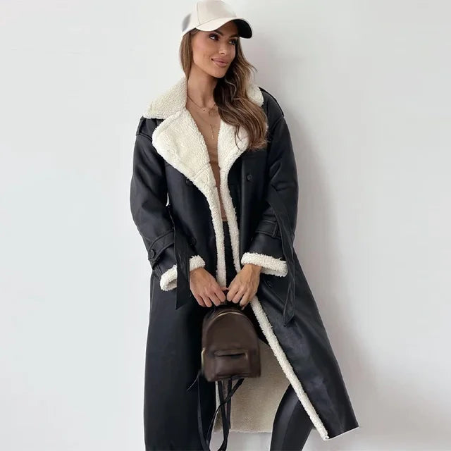 Viviane - Trendy en elegante lange jas