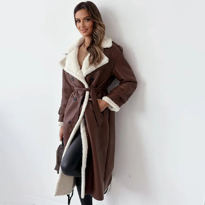 Viviane - Trendy en elegante lange jas