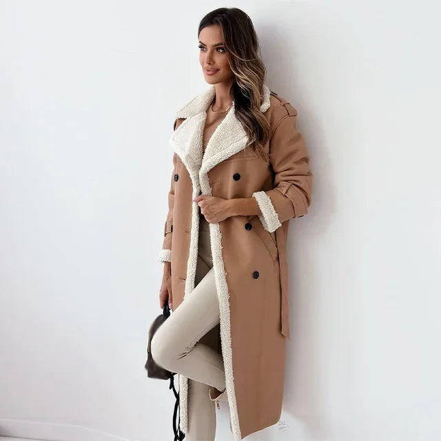 Viviane - Trendy en elegante lange jas