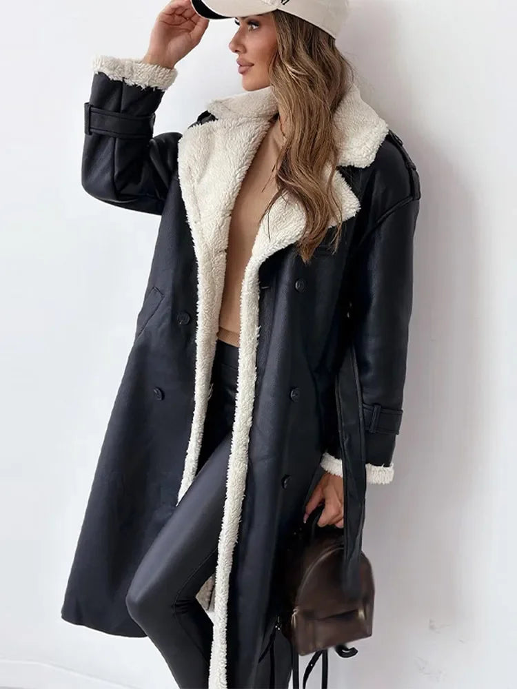 Viviane - Trendy en elegante lange jas