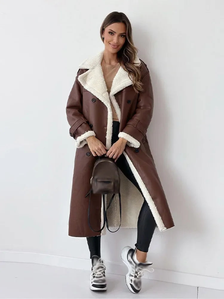 Viviane - Trendy en elegante lange jas