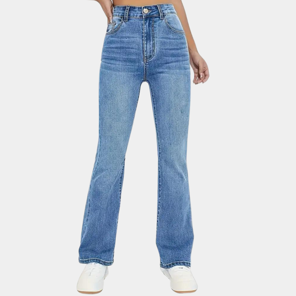 Edna | High-Waist Schlag-Jeans