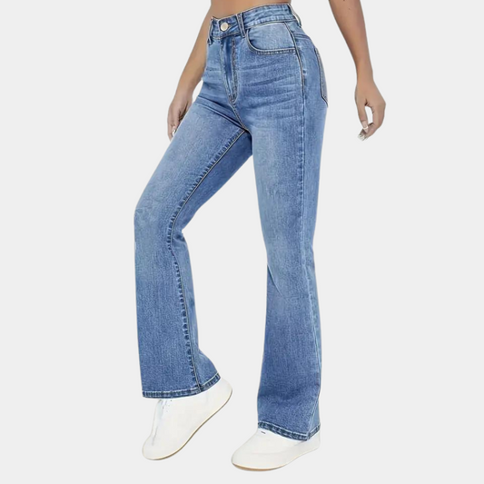 Edna | High-Waist Schlag-Jeans