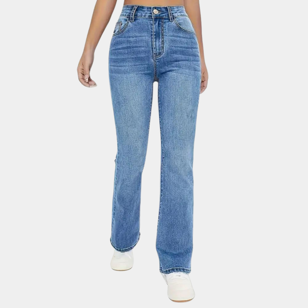 Edna | High-Waist Schlag-Jeans
