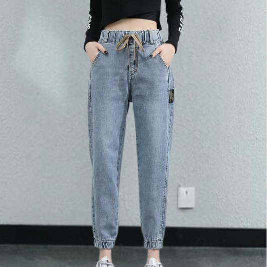 Louise | Stilvolle Denim-Jogger-Hose