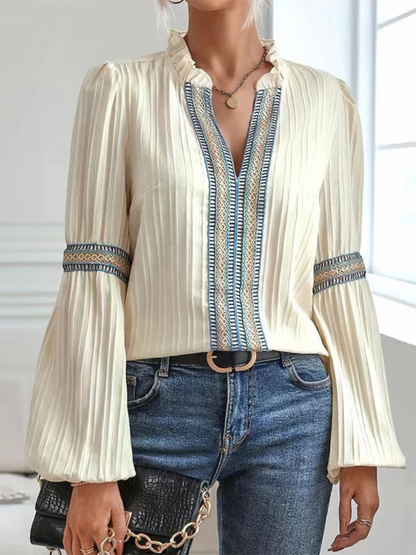Valerie™ | Adembenemende blouse met V-hals