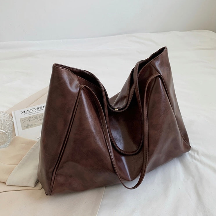 Amara - Retro-Lederhandtasche
