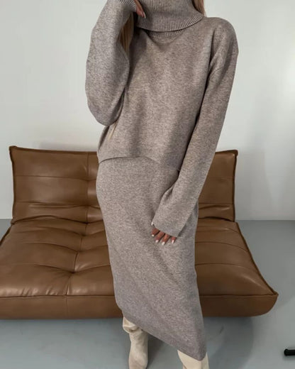 CLARISSA™ - Chique gebreide tweedelige set
