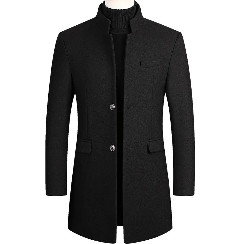 CAMILLO – Herren-Herbstmantel – Eleganter Mantel aus Premium-Stoffen