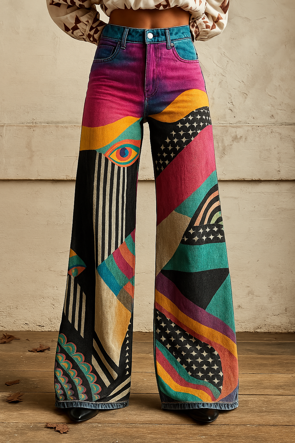 Behn Berlin | Elegante Boho Vintage Broek