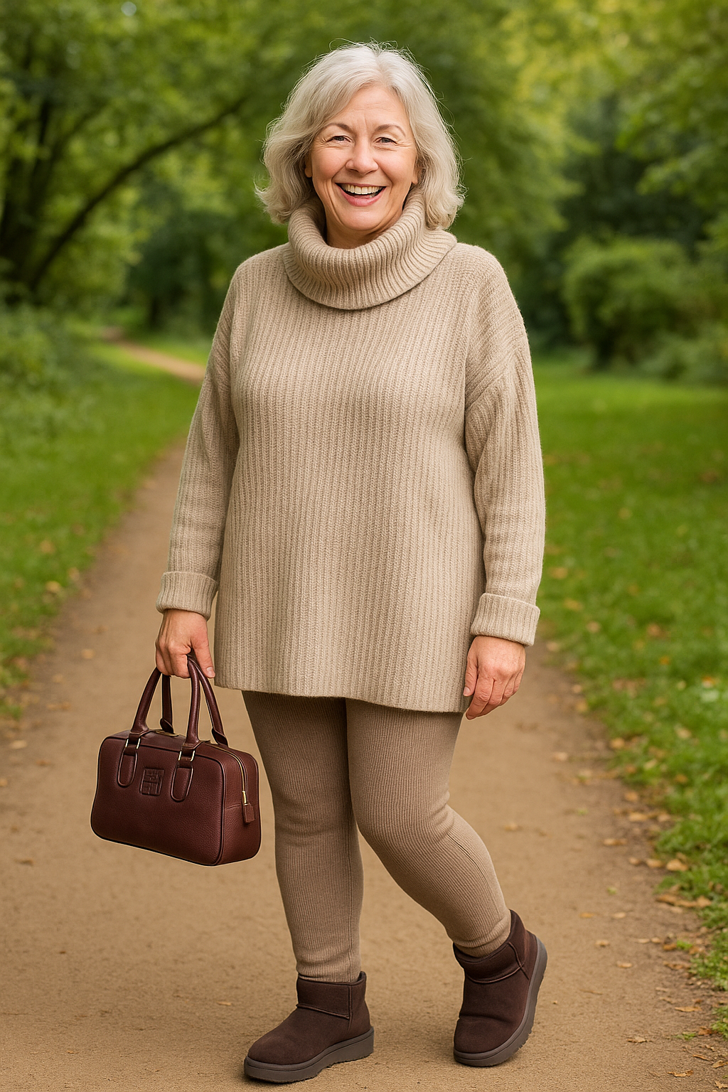 Rowena | Gebreide Jurk – Comfortabel en moeiteloos stijlvol
