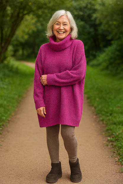 Rowena | Gebreide Jurk – Comfortabel en moeiteloos stijlvol