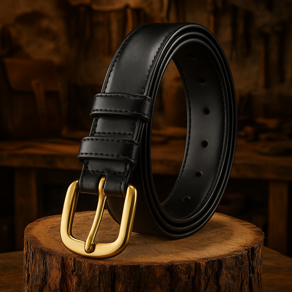 Kenneth - Casual Naaldgesp Riem met Dubbele Lus