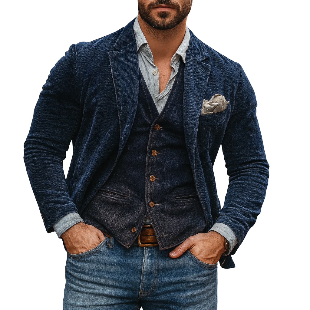 Patricio - Klassischer Blazer und Weste