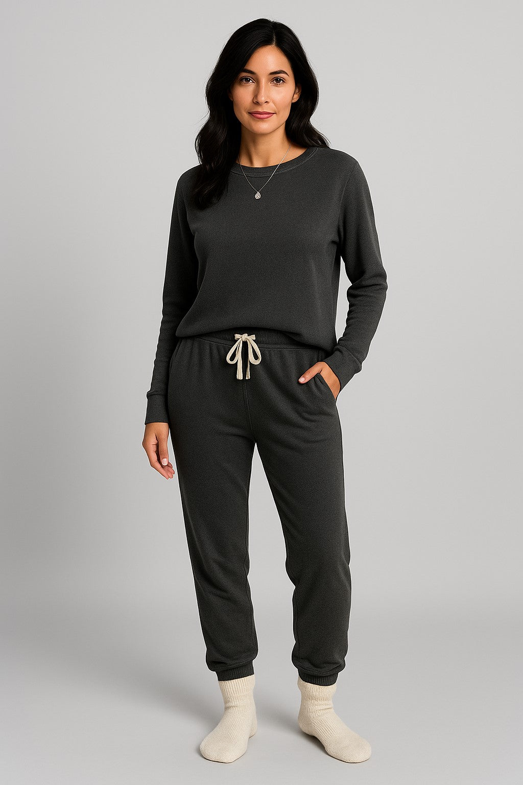 Jocelyn | Set van longsleeve en joggingbroek
