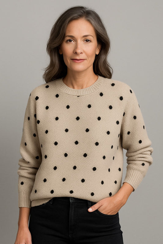 Alice - Polka Dot Pullover