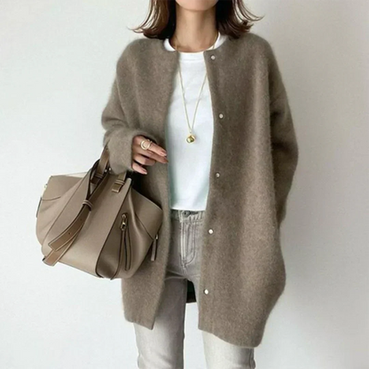 Grace – Klassischer Cardigan-Mantel