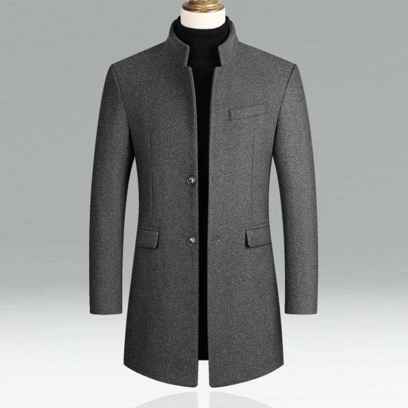 CAMILLO – Herren-Herbstmantel – Eleganter Mantel aus Premium-Stoffen