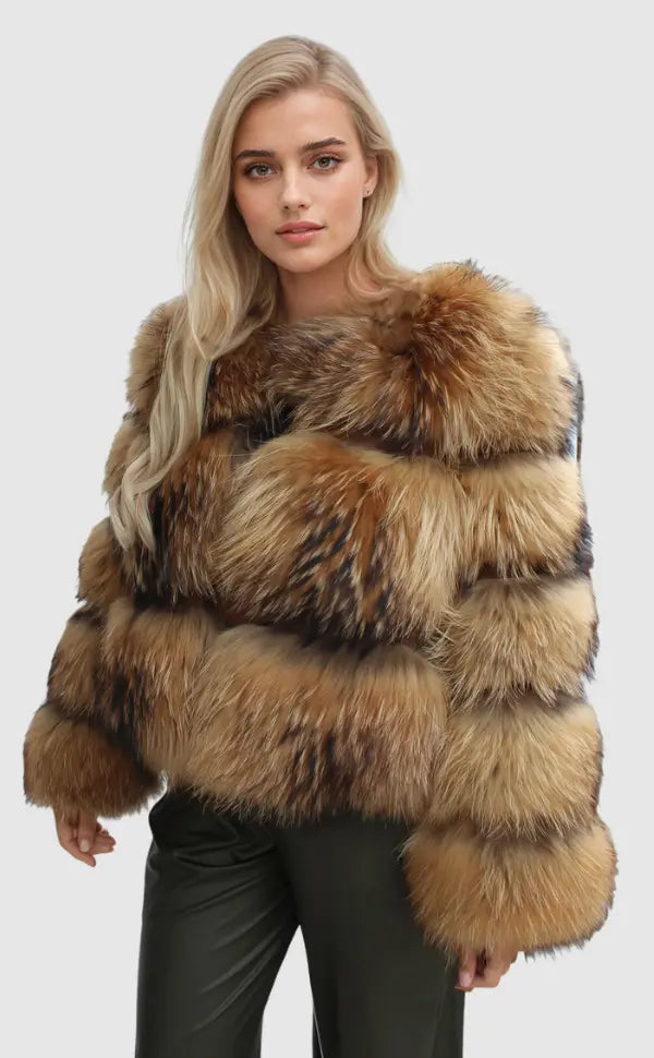 LILIANA | STILVOLLE KUNSTFELLJACKE