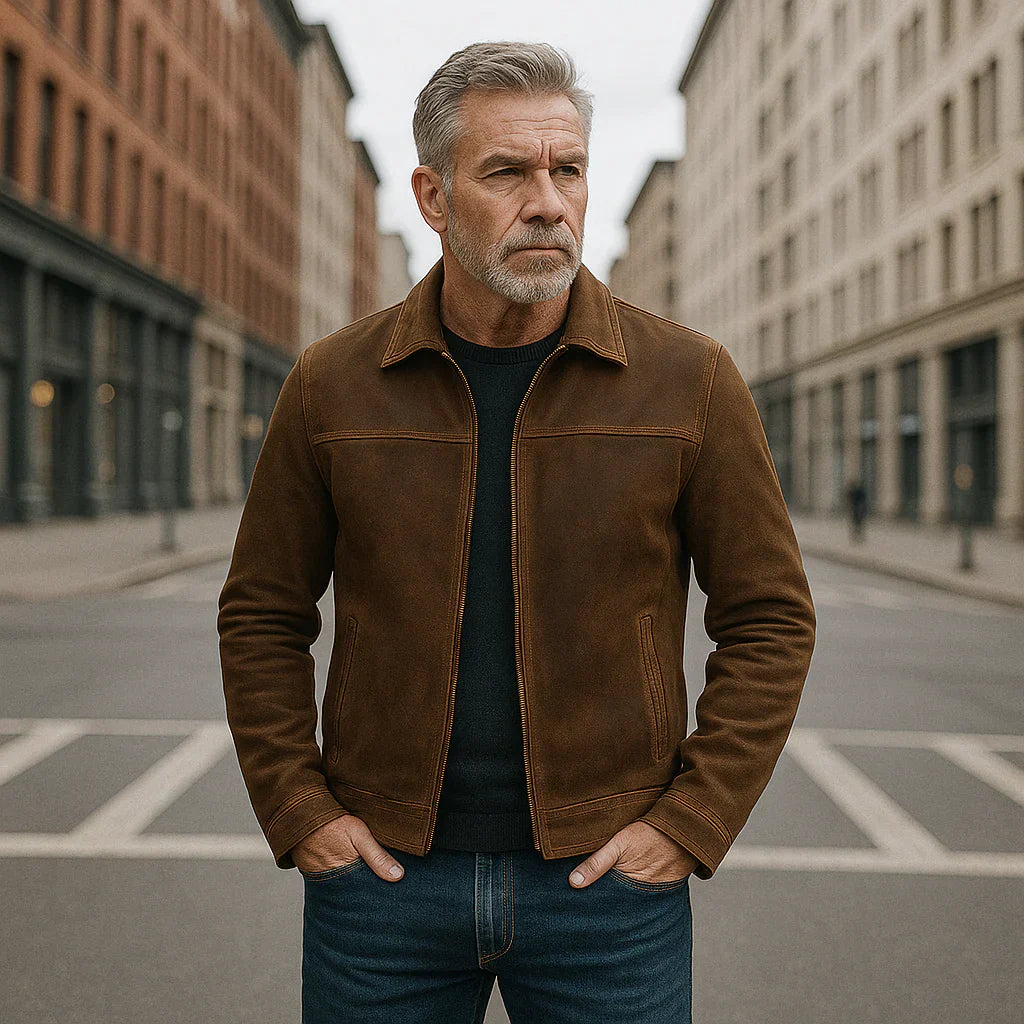Matthew - Premium Tijdloos Leren Jack