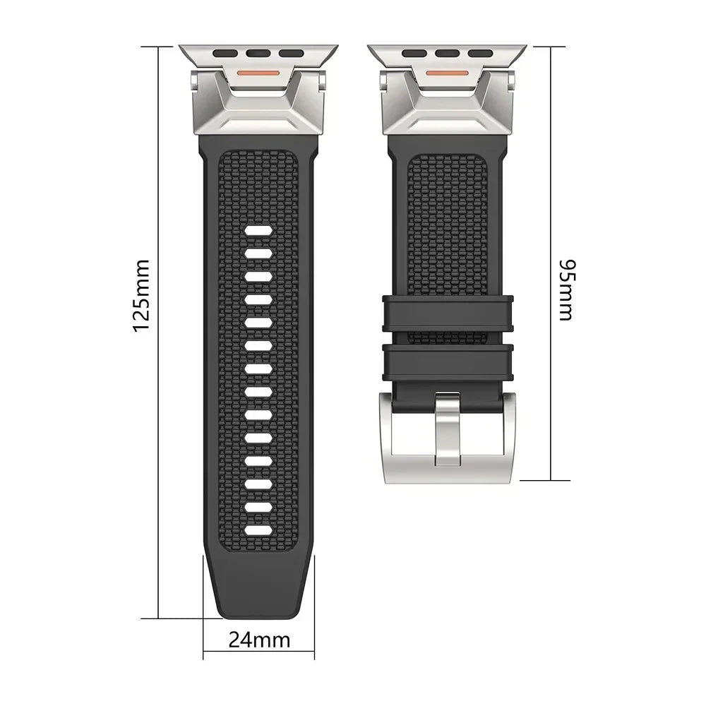 Caldera siliconen Apple Watch-band