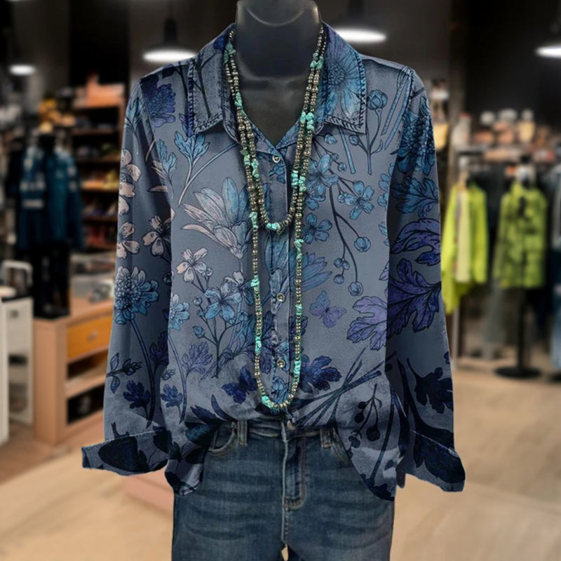 Casual blouse met bloemenprint