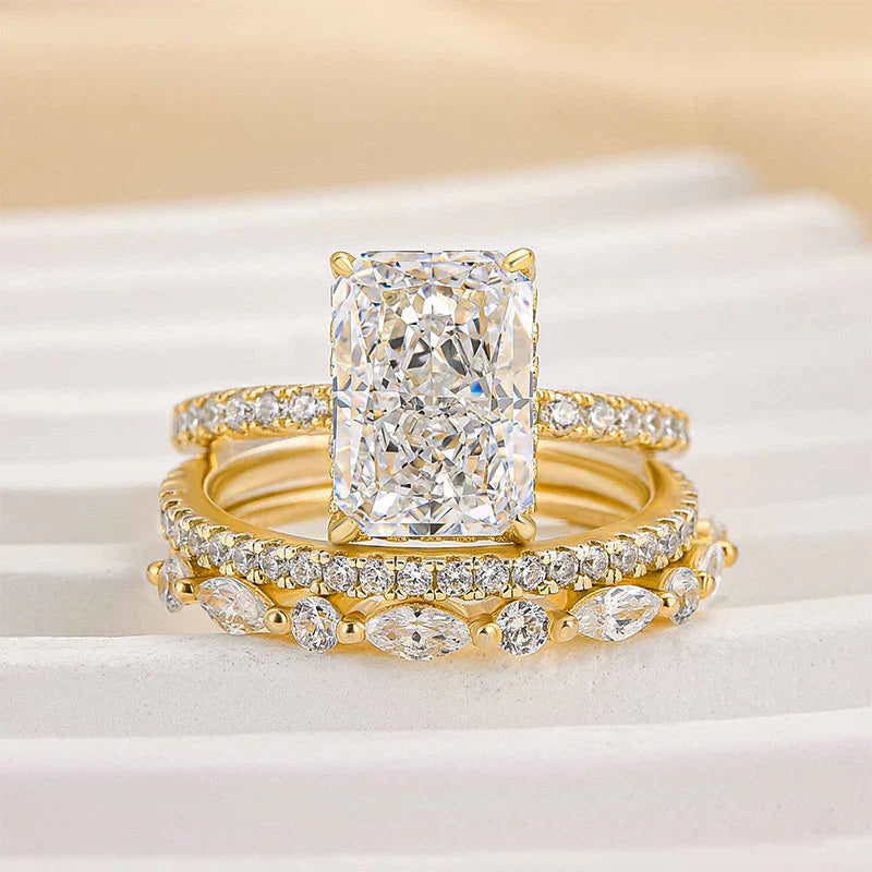 Jaily Luxe 3-teiliges Ring-Set