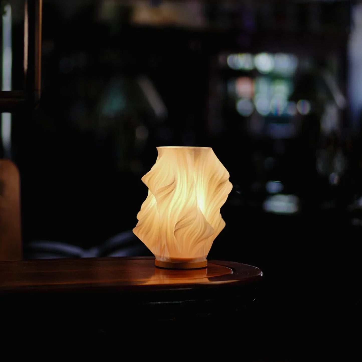 Serene wavecrest lamp