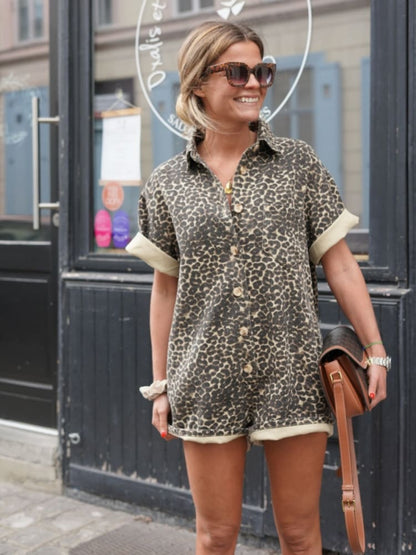 Lynette™ – Blousejurk met Luipaardprint voor een Gedurfde Zomerse Stijl