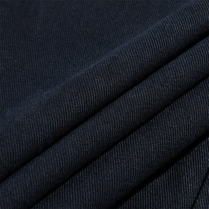 Klassische Vintage-Herrenjacke im Casual-Stil mit Stehkragen und Knopfleiste