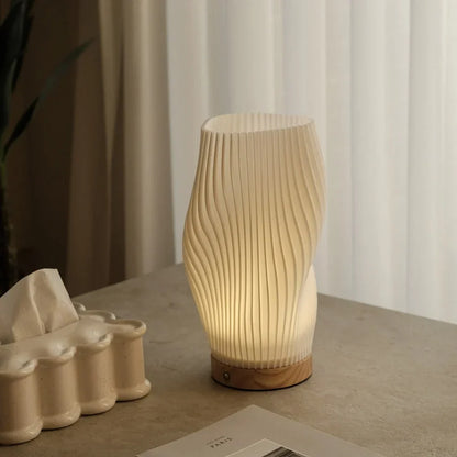 Serene wavecrest lamp