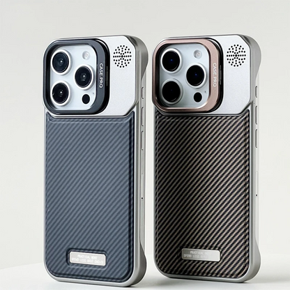 Titanium Carbon MagSafe iPhone hoesje