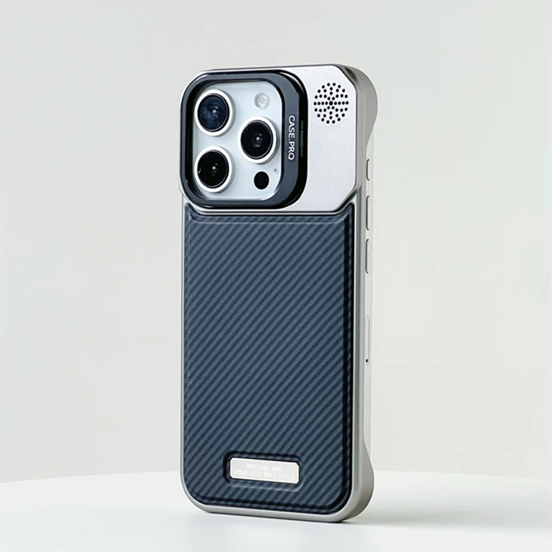 Titanium Carbon MagSafe iPhone hoesje