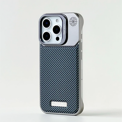 Titanium Carbon MagSafe iPhone hoesje