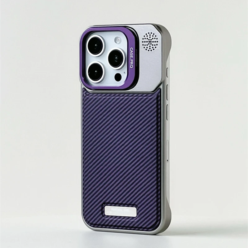 Titanium Carbon MagSafe iPhone hoesje