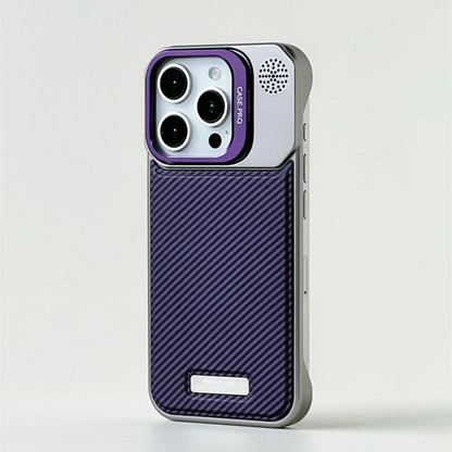 Titanium Carbon MagSafe iPhone hoesje