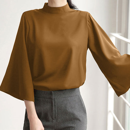 Sofia High-Collar overhemd
