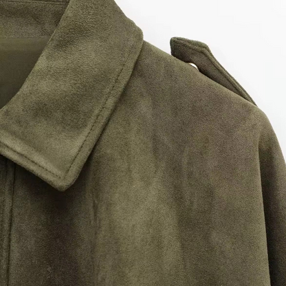 Georgina - Leichte Wildlederjacke