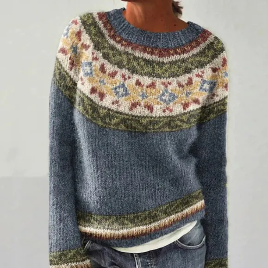 Rylie – Gemütlicher Strickpullover im Vintage-Stil