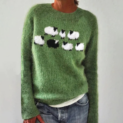Rylie – Gemütlicher Strickpullover im Vintage-Stil