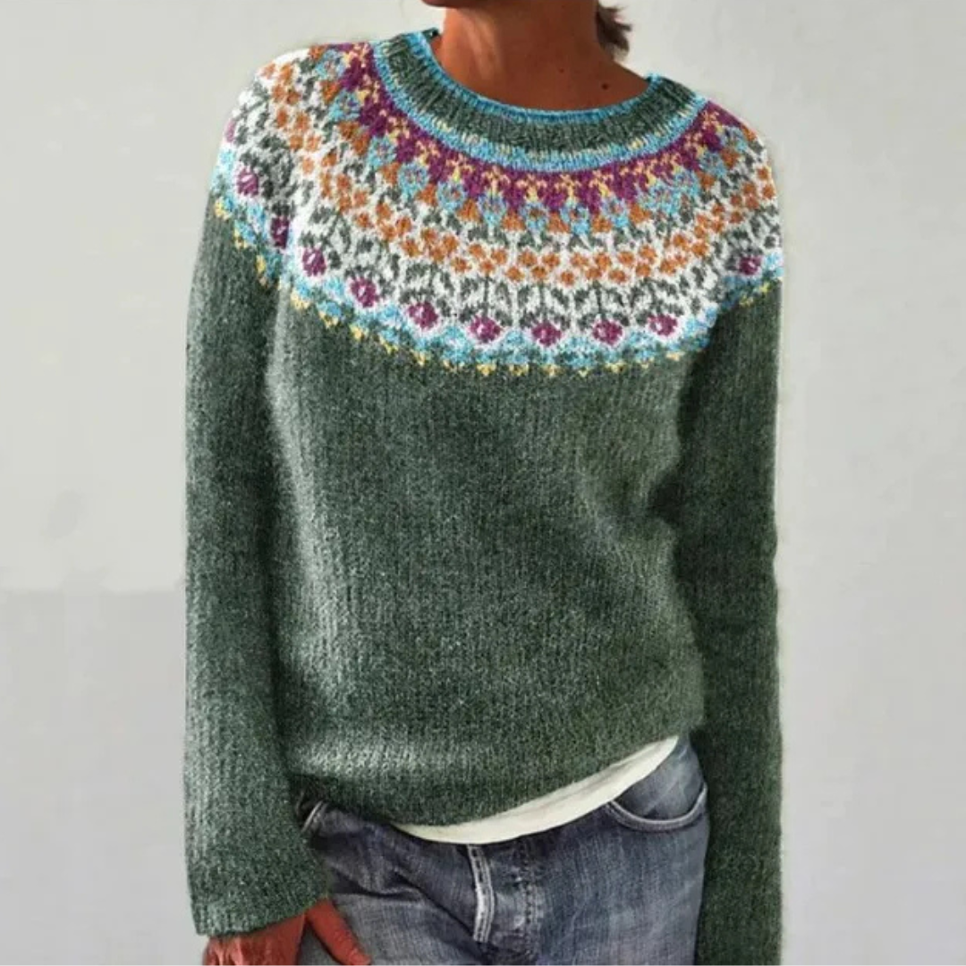 Rylie – Gemütlicher Strickpullover im Vintage-Stil