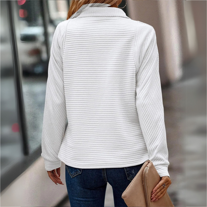 Suzanne™ - Halb-Zip-Detail-Pullover