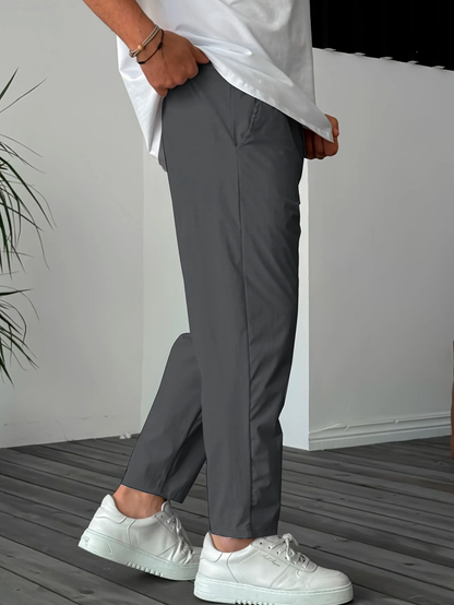 Vittorio™ | Elegante, schmal geschnittene Hose mit Kordelzug