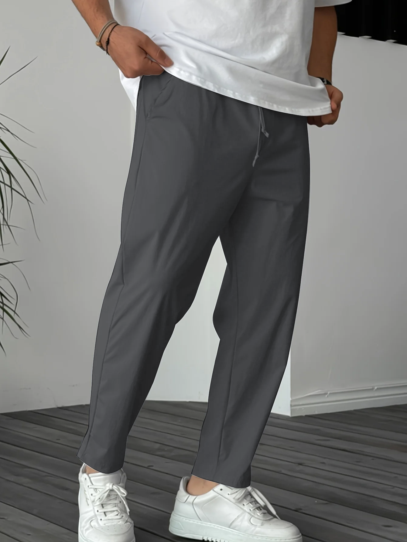 Vittorio™ | Elegante, schmal geschnittene Hose mit Kordelzug