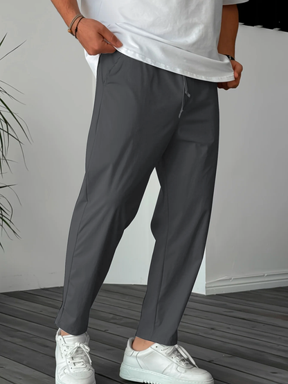 Vittorio™ | Elegante, schmal geschnittene Hose mit Kordelzug