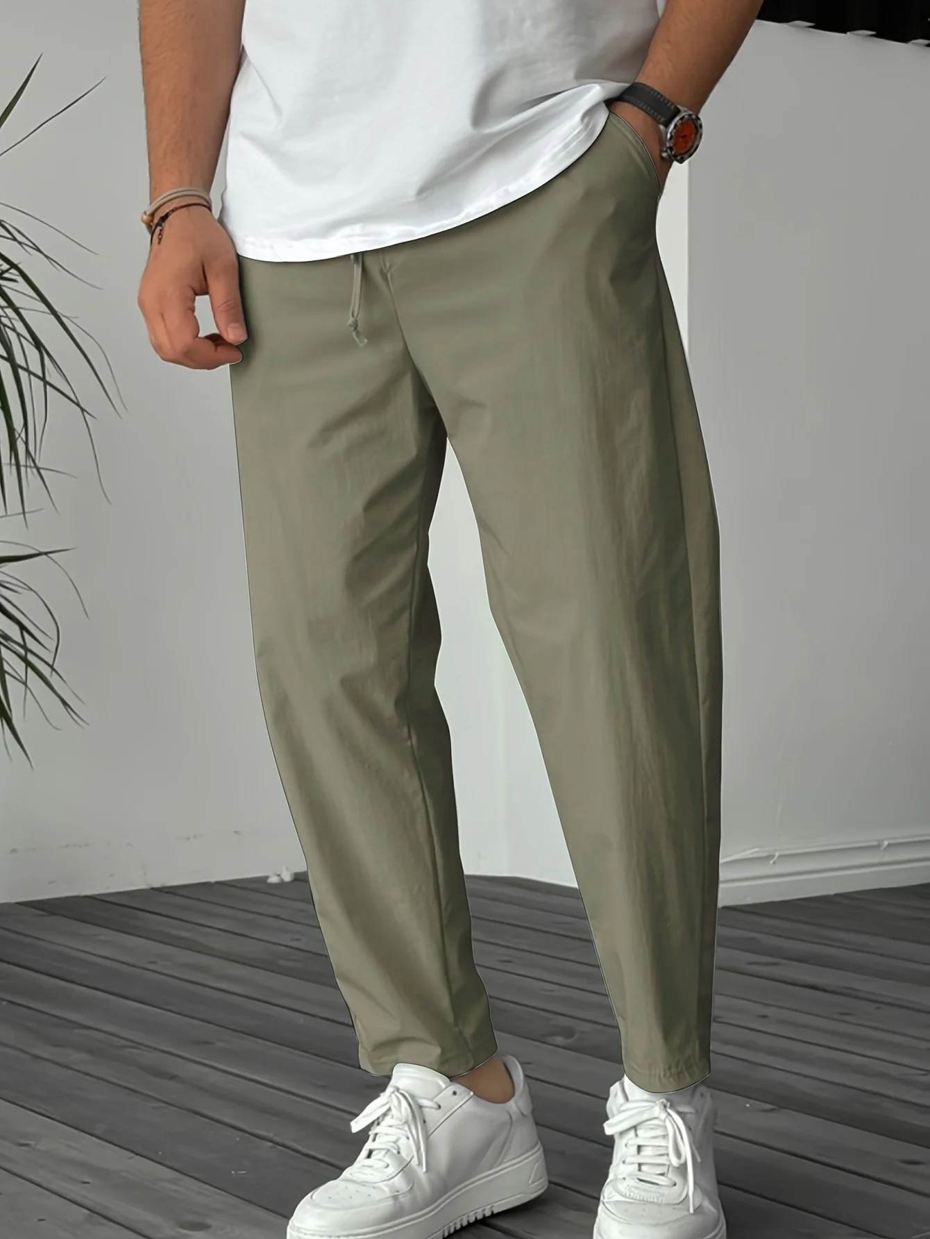 Vittorio™ | Elegante, schmal geschnittene Hose mit Kordelzug