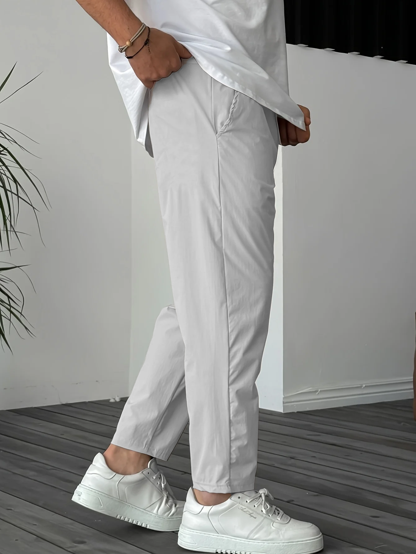 Vittorio™ | Elegante, schmal geschnittene Hose mit Kordelzug